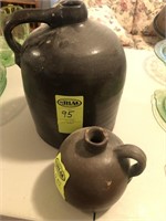 2 Stoneware Jugs