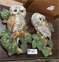 Owl wall plaques