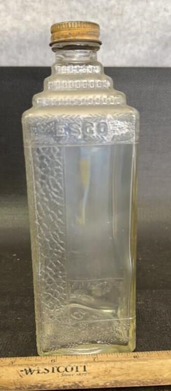 VINTAGE EMBALMING FLUID BOTTLE