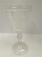 Vintage very Large  Glass goblet