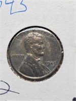 Uncirculated 1943 Steel Wheat Penny