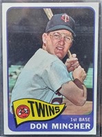 1965 Topps Don Mincher #108 Minnesota Twins