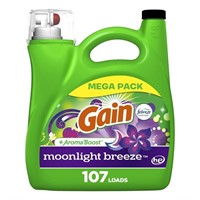 R1912  Gain Liquid Detergent, Moonlight Breeze, 15