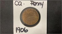 1906 Big Penny Coin