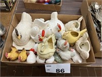 ROOSTER/ CHICKEN SALT /PEPPER SHAKERS &  MORE