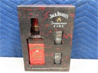 JACK DANIELS Fire 750ml Collector Whisky Set