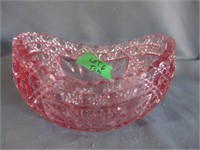 Vintage Pink Depression glass bowl.