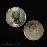 RCM - $5 Silver Bullion Coins (2)