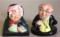 2 Royal Doulton Figures - 2.25" tall