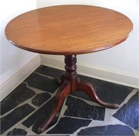 Antique Mahogany Flip-Top Table