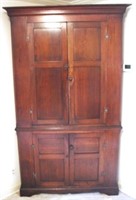 Walnut Antique Corner Cabinet out Henry County
