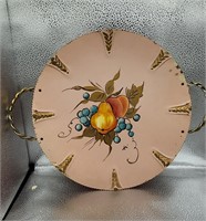 Vintage Decorative Fruit Plate Wall Hanging