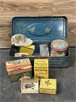 vintage tacklebox, & contents