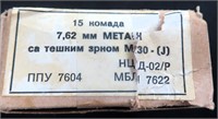 (13) 7.62x54R M30 - J METAK Cartridges