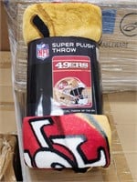 (49x) NFL Super Plush Throw Blanket