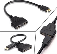 HDMI Splitter Adapter,1080P HDMI Male to Dual