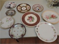 Selection of antique decorative plates