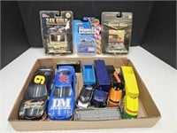 3 NIP Toy Cars & Other Plastic Toy Cars