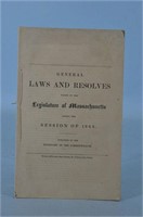 General Law and Resolves, 1868