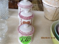 Canister  set 3 pc