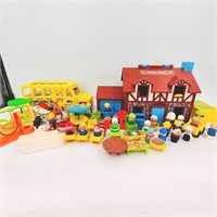 Vintage Fisher Price House People Furniture