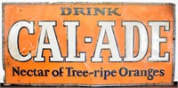 VINTAGE CAL-ADE ADVERTISING SIGN