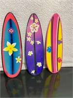 3 Mini Surf Boards