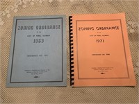 (2) PERU IL ZONING ORDINANCE BOOKS 1963/1971