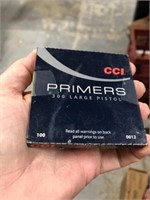 BOX LARGE PISTOL PRIMERS