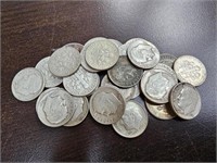 28 SIlver Roosevelt Dimes