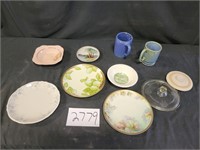 Hand Painted Plates, etc..