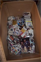 Box of Mixed Sports Cards Baseball Football Basket