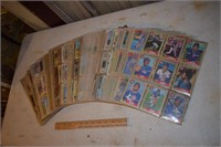 Pages of Sports Cards Baseball Football