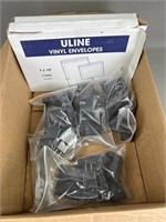 Charging Blocks, ULine Vinyl Envelopes