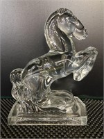 Heavy Art Glass Horse