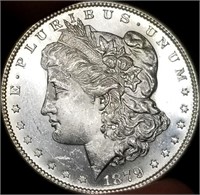 1879-S US Morgan Silver Dollar Gem BU Proof Like