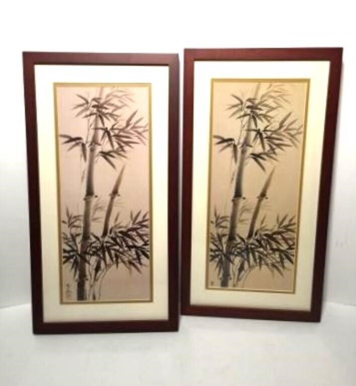 Pair of Bamboo Prints