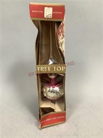 Europe's Finest Craftsman Glass Tree Topper