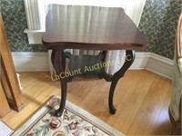 antique side table 24" square good condition