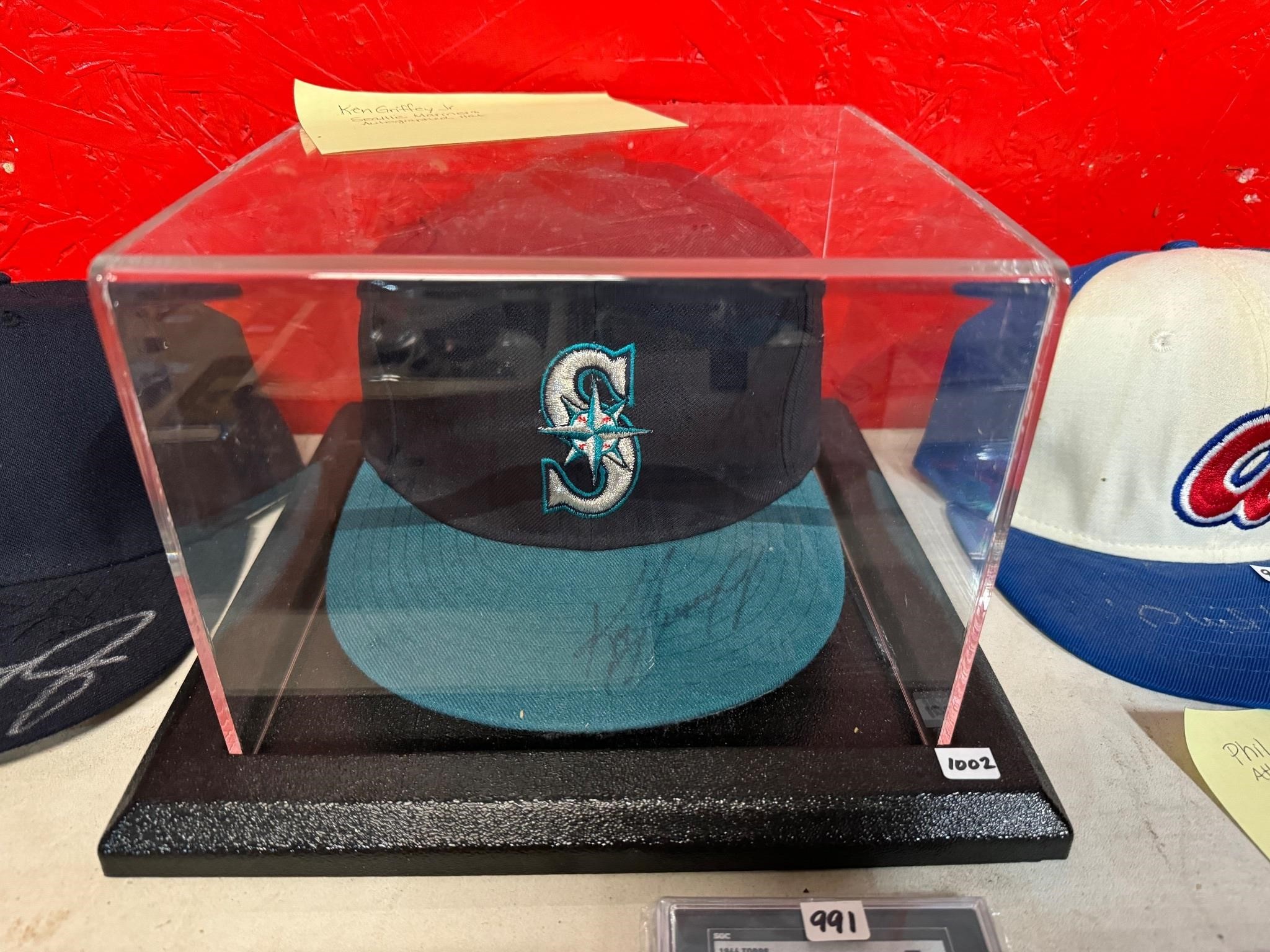 K. Griffey Jr. Autographed Seattle Hat - in box