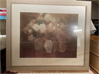 Large framed print by Isabella De Borchgrave