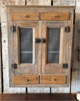 Early American 2 Door Wall Cabinet