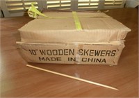 case wood 10" skewers