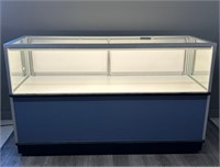 Blue Illuminated Display Fixture/Cabinet