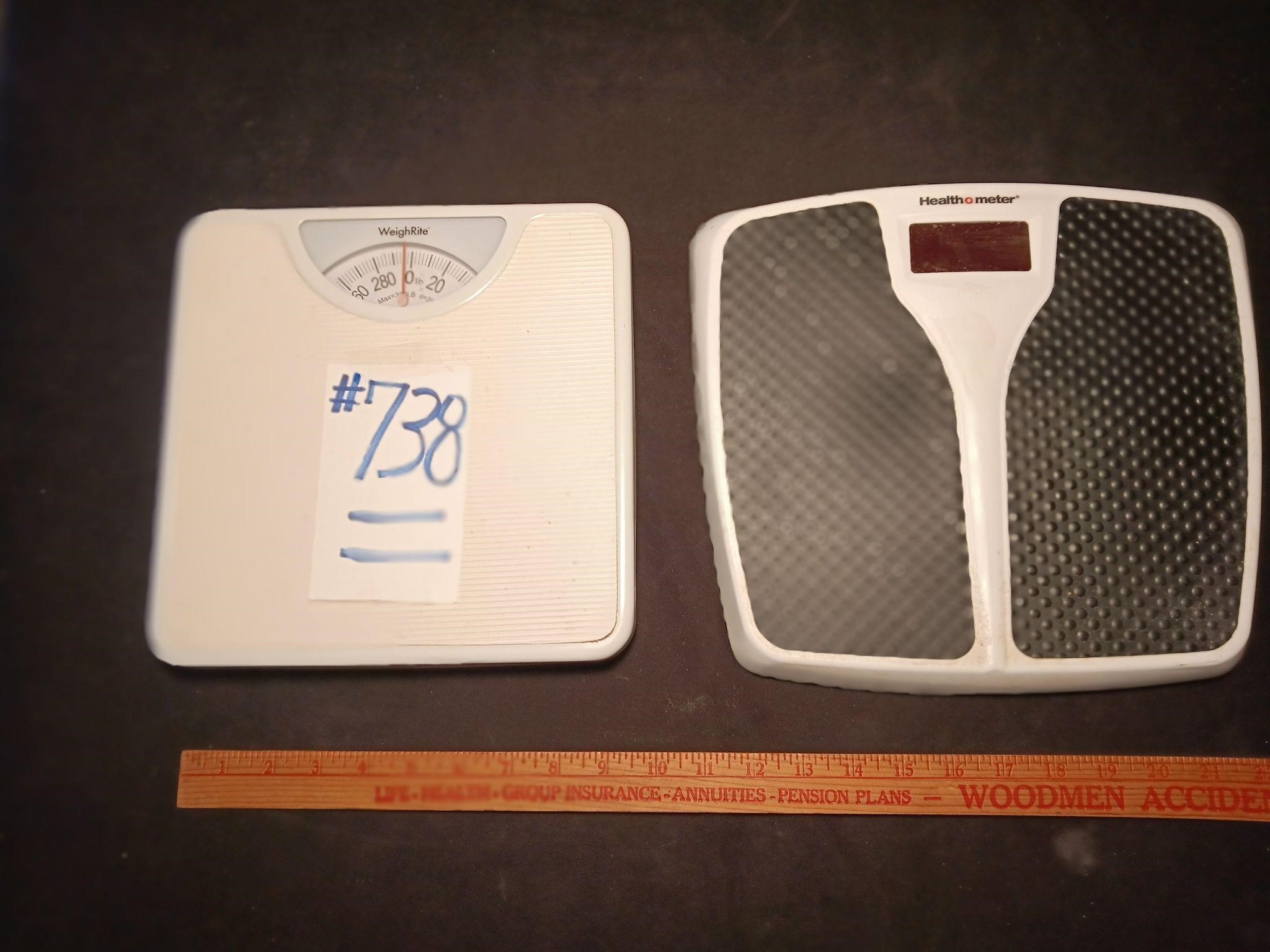 2 Nice "Bathroom" Weight Scales..