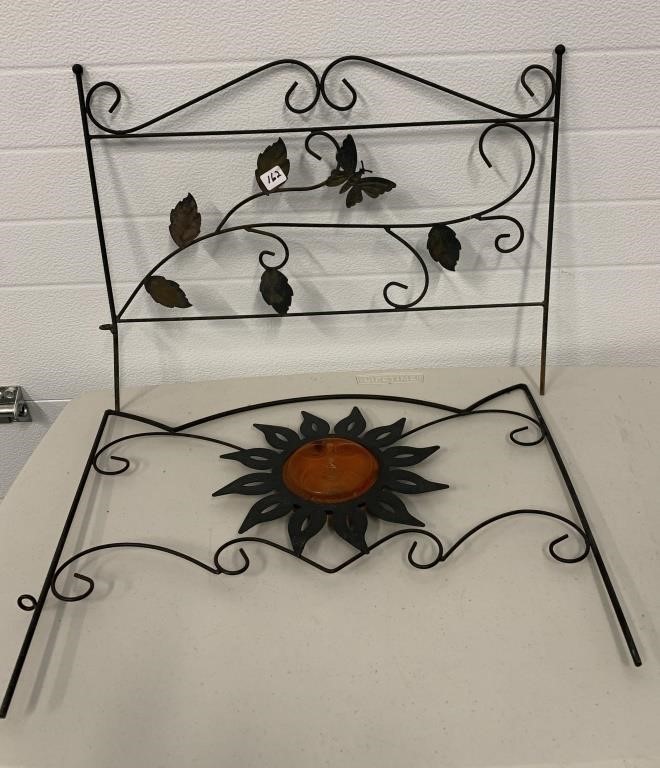 2 Metal Garden Pieces (NO SHIPPING)