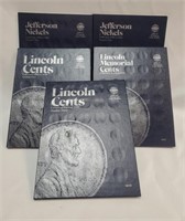 (5) Coin Collector Books