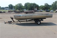 Northwood 14' alum. fishing boat w/trailer