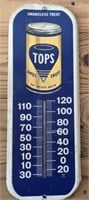 Vintage Metal Tops Smokeless Treat Thermometer