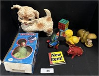 Vintage Toys & American Mission To Lepers Coin